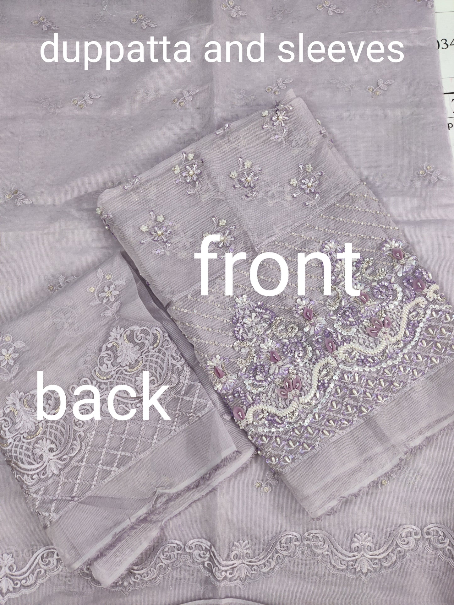 Premium Lavender Hand Embellished