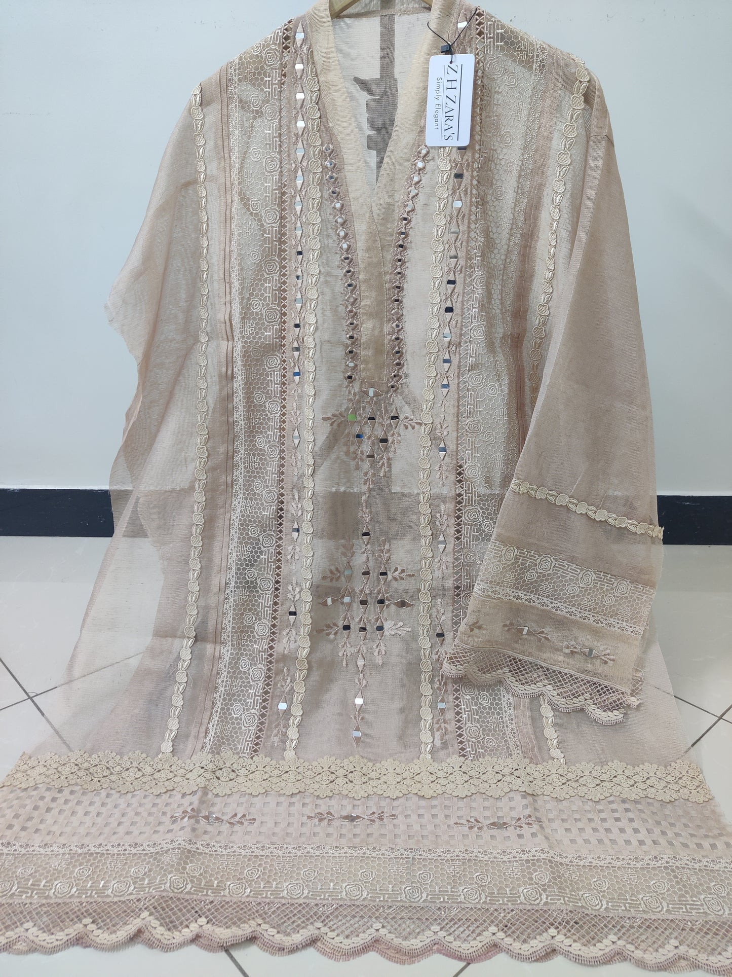 Coffee Mirror Laced 2pc