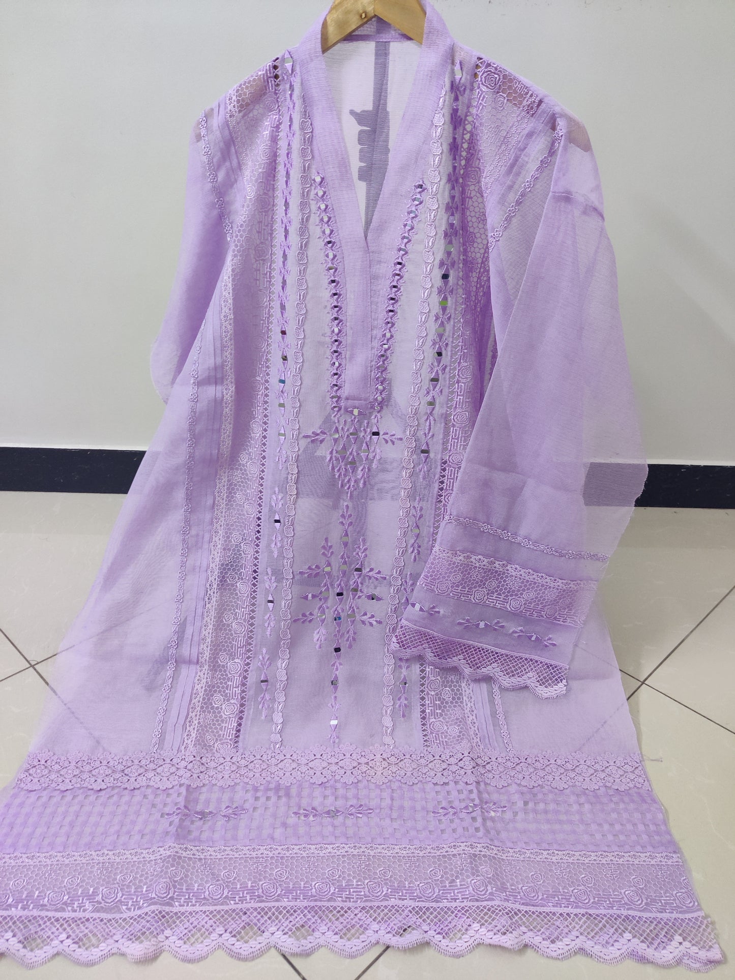 Lilac Mirror Laced 2pc