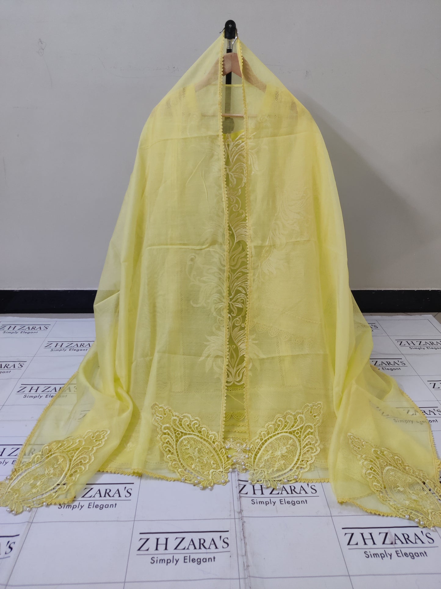 Lemon Yellow Heavy EMB 2pc