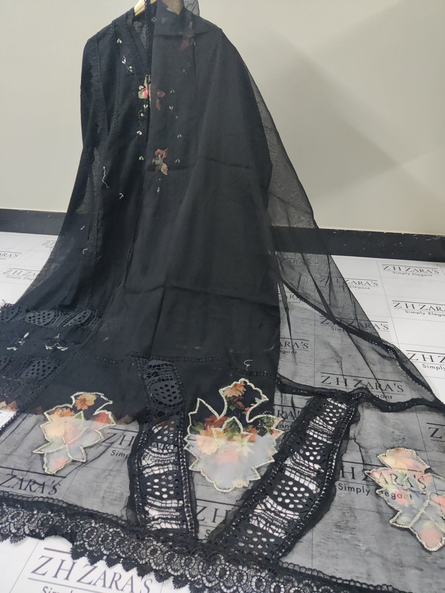 Black Khaddar 3pc
