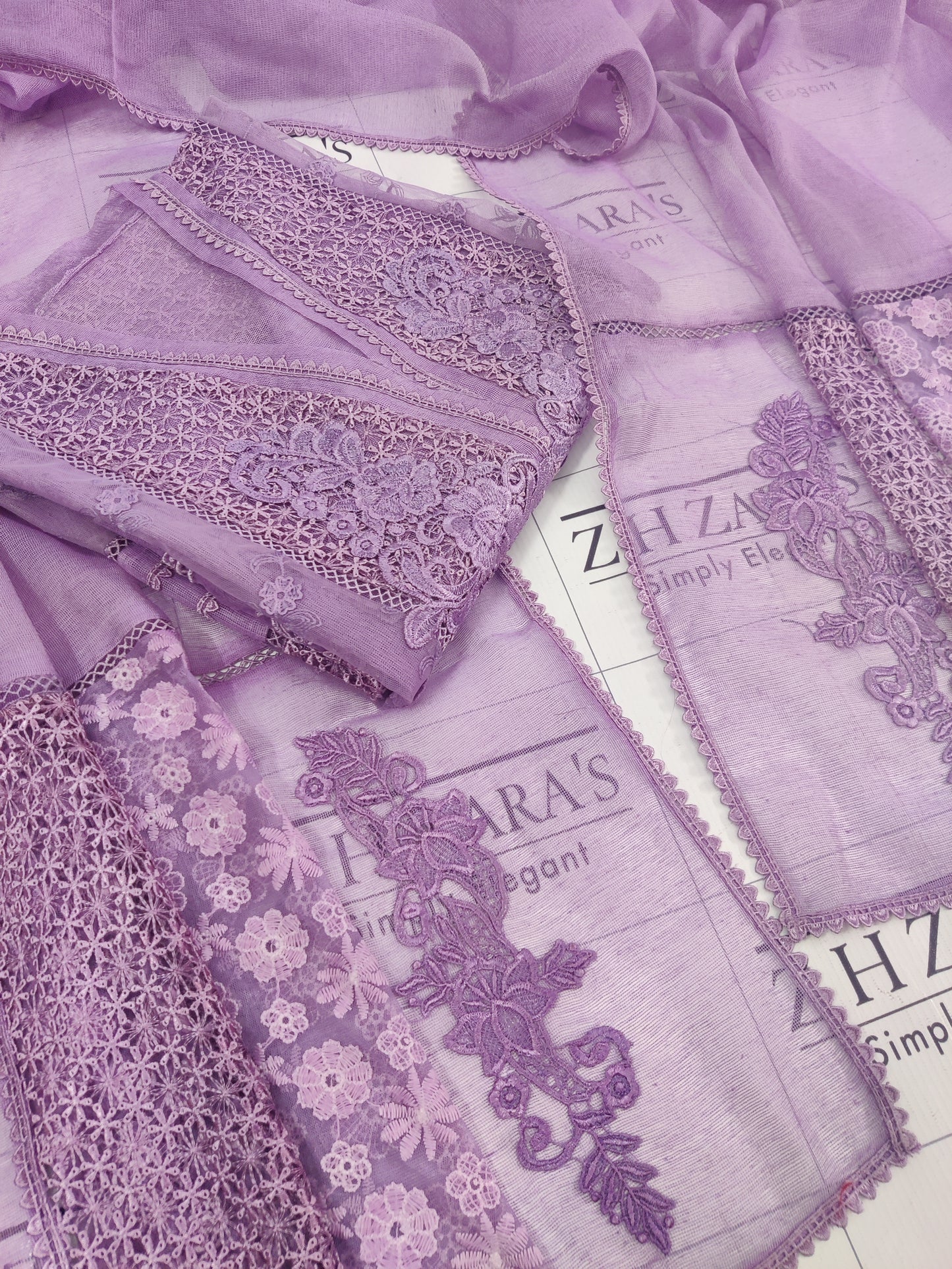 Purple Lilac Premium Crochet 2pc