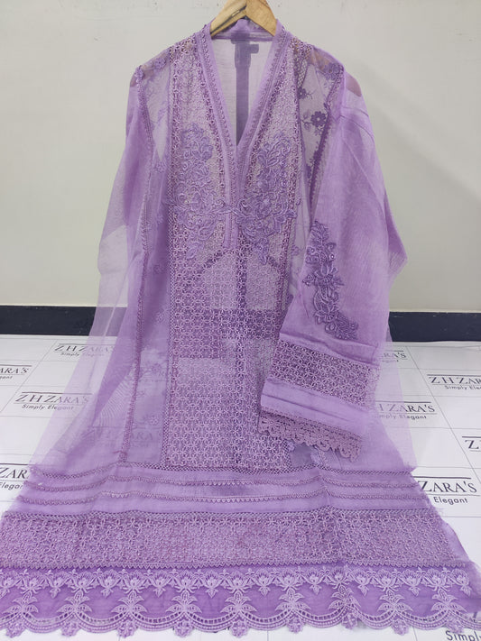 Purple Lilac Premium Crochet 2pc