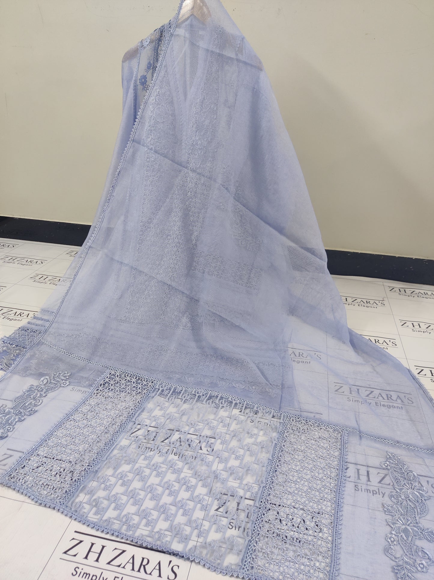 Ice Blue Premium Crochet 2pc