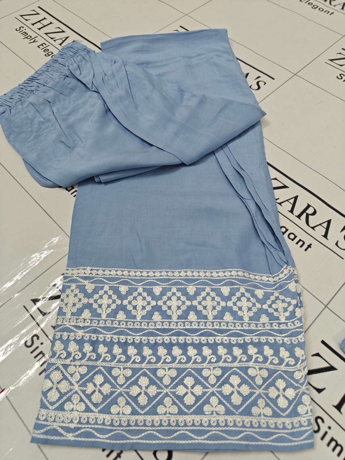 Ocean Blue Anchor Kaftan 2pc