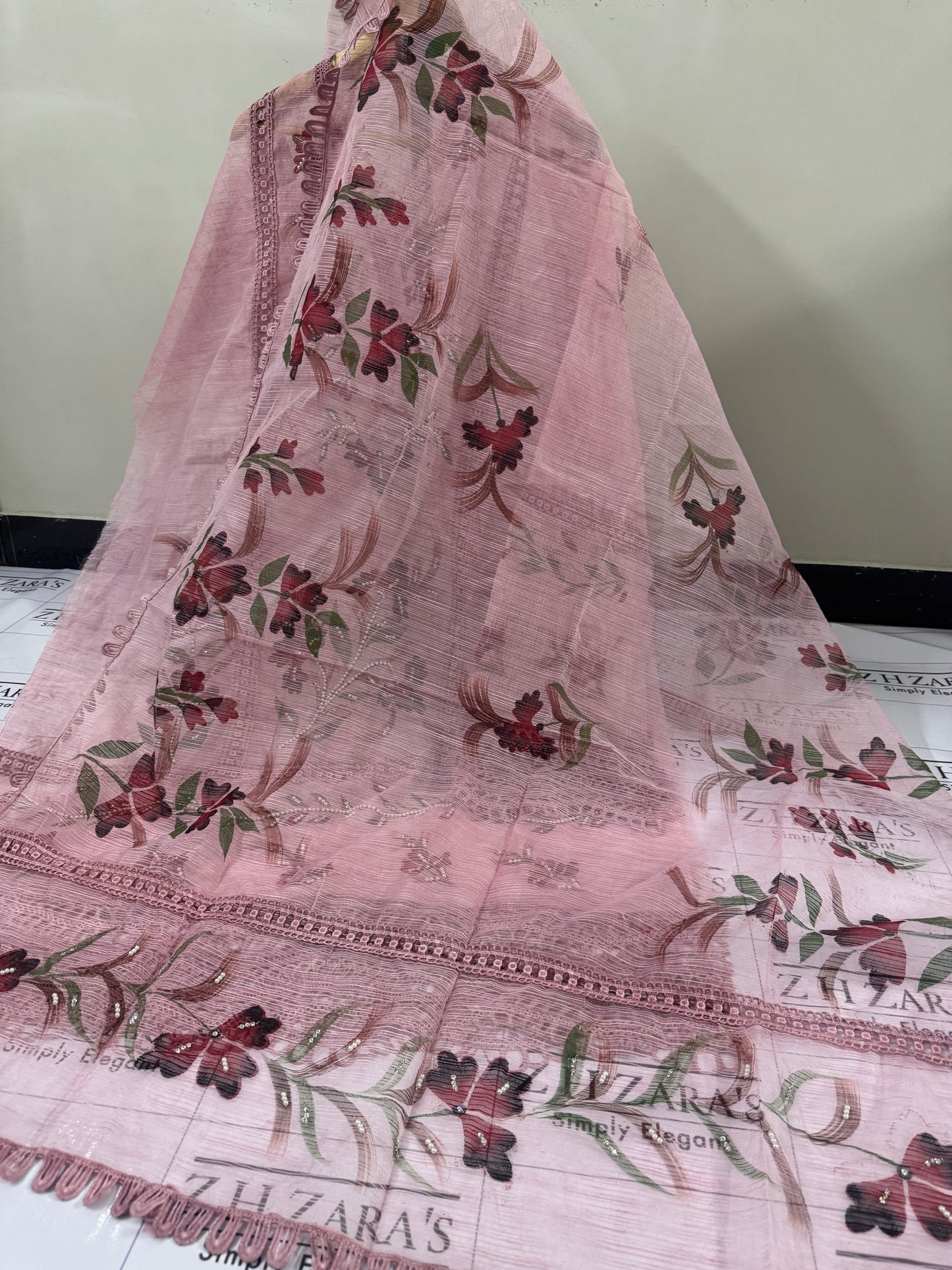 Tea Pink Rang O Naqsh 2pc