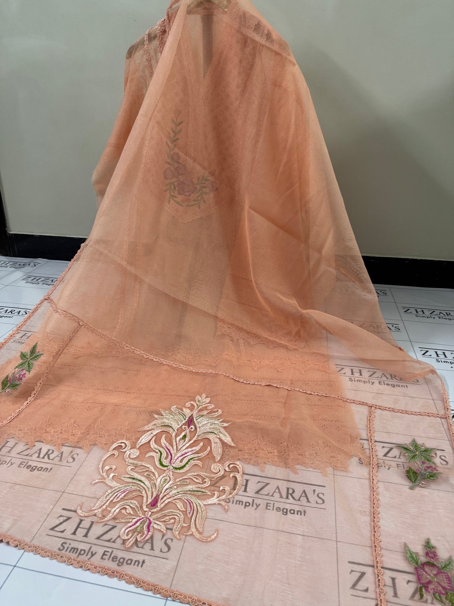 Peachy Pink Falak 3pc