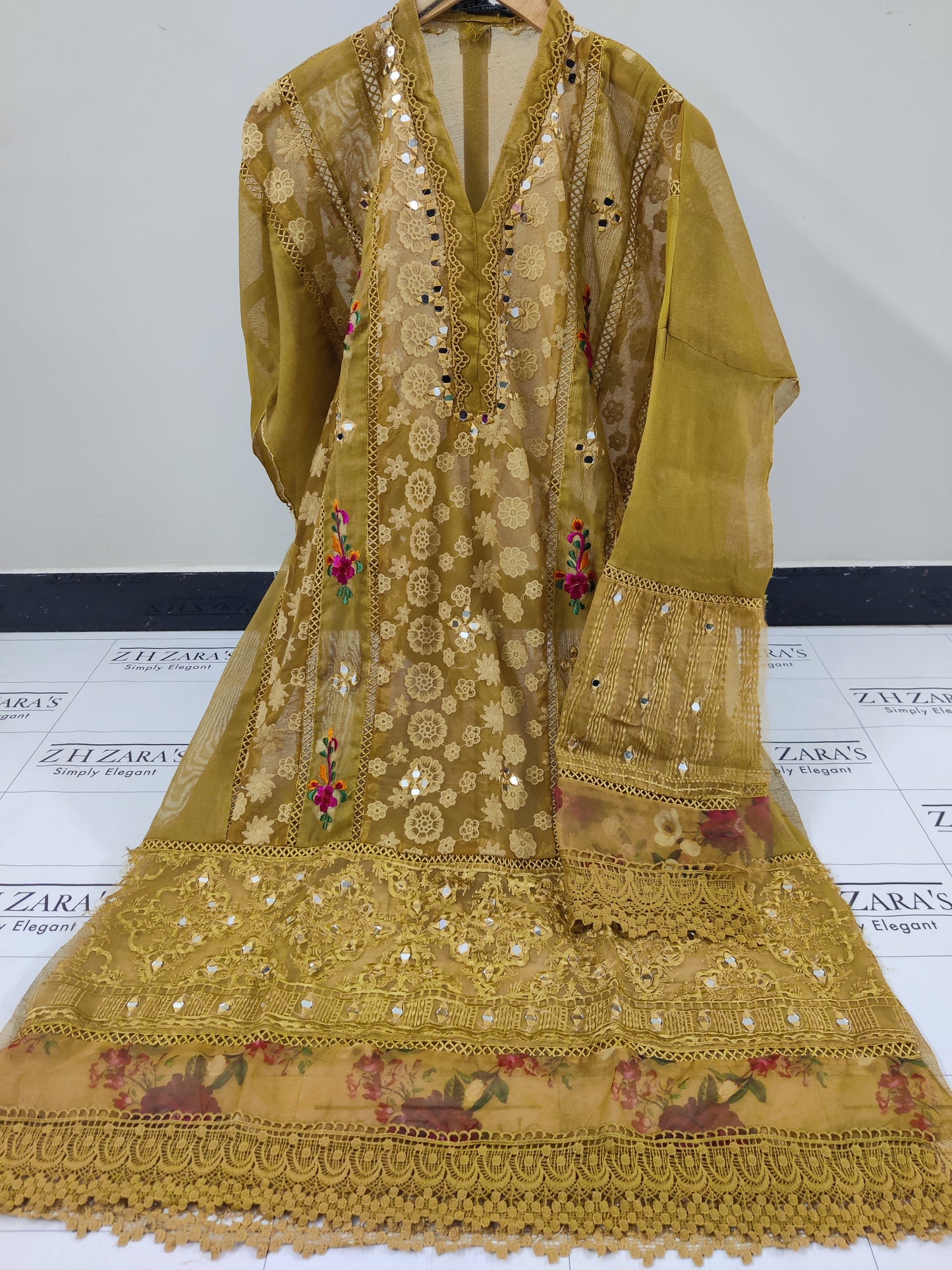 Dhani Digital Embroidery 3pc