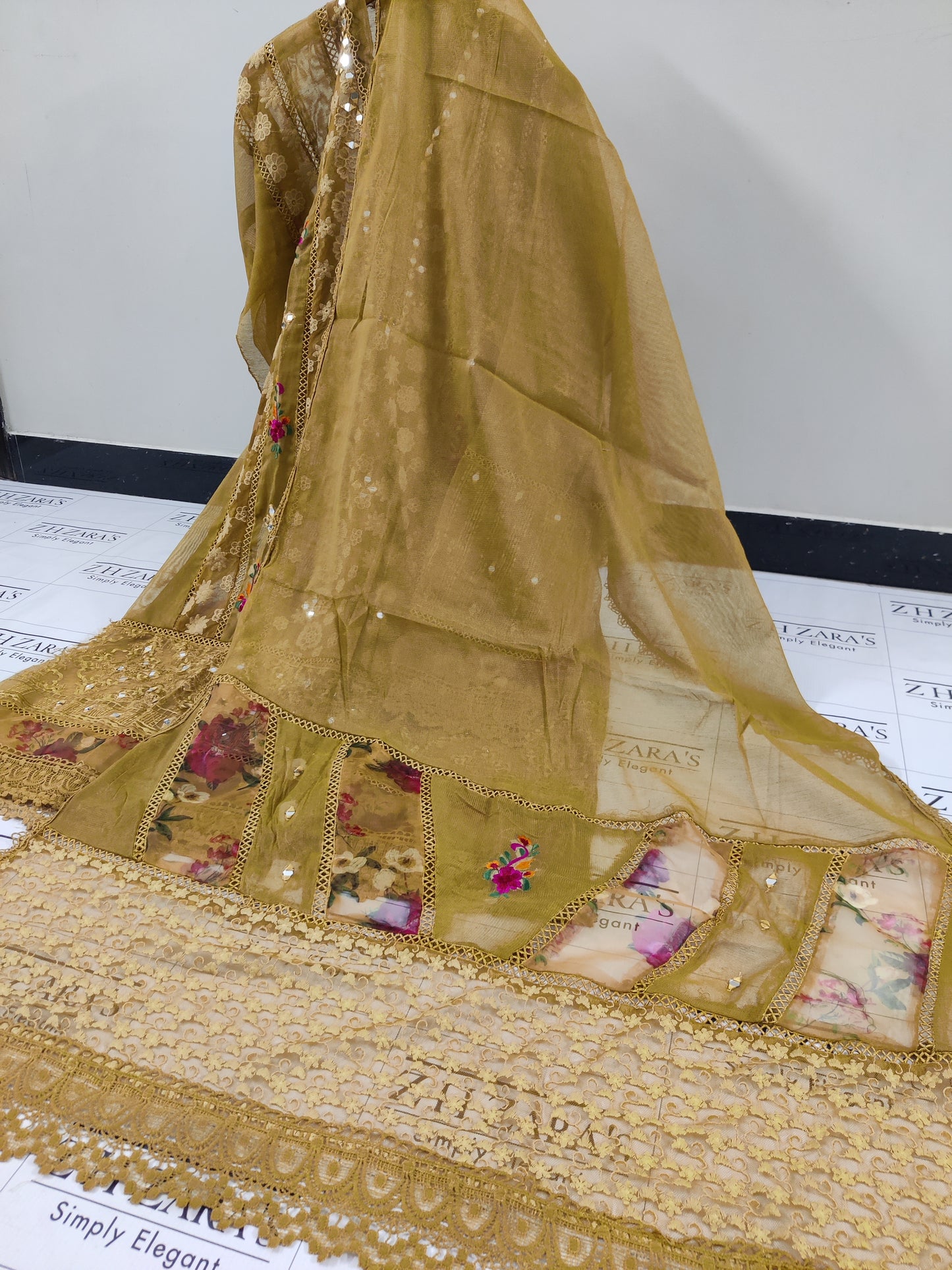 Dhani Digital Embroidery 3pc