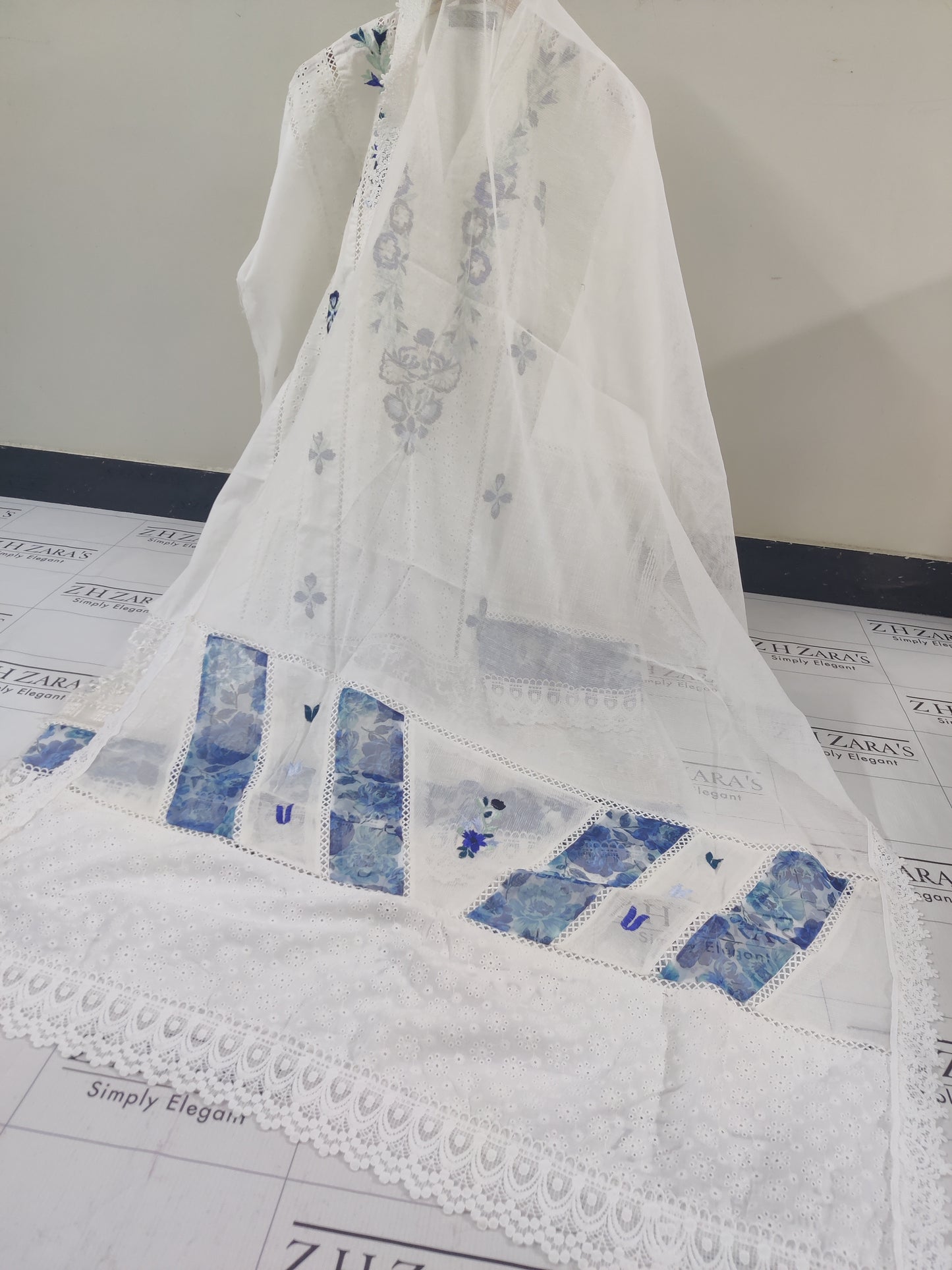 Luxury Lawn White 3pc