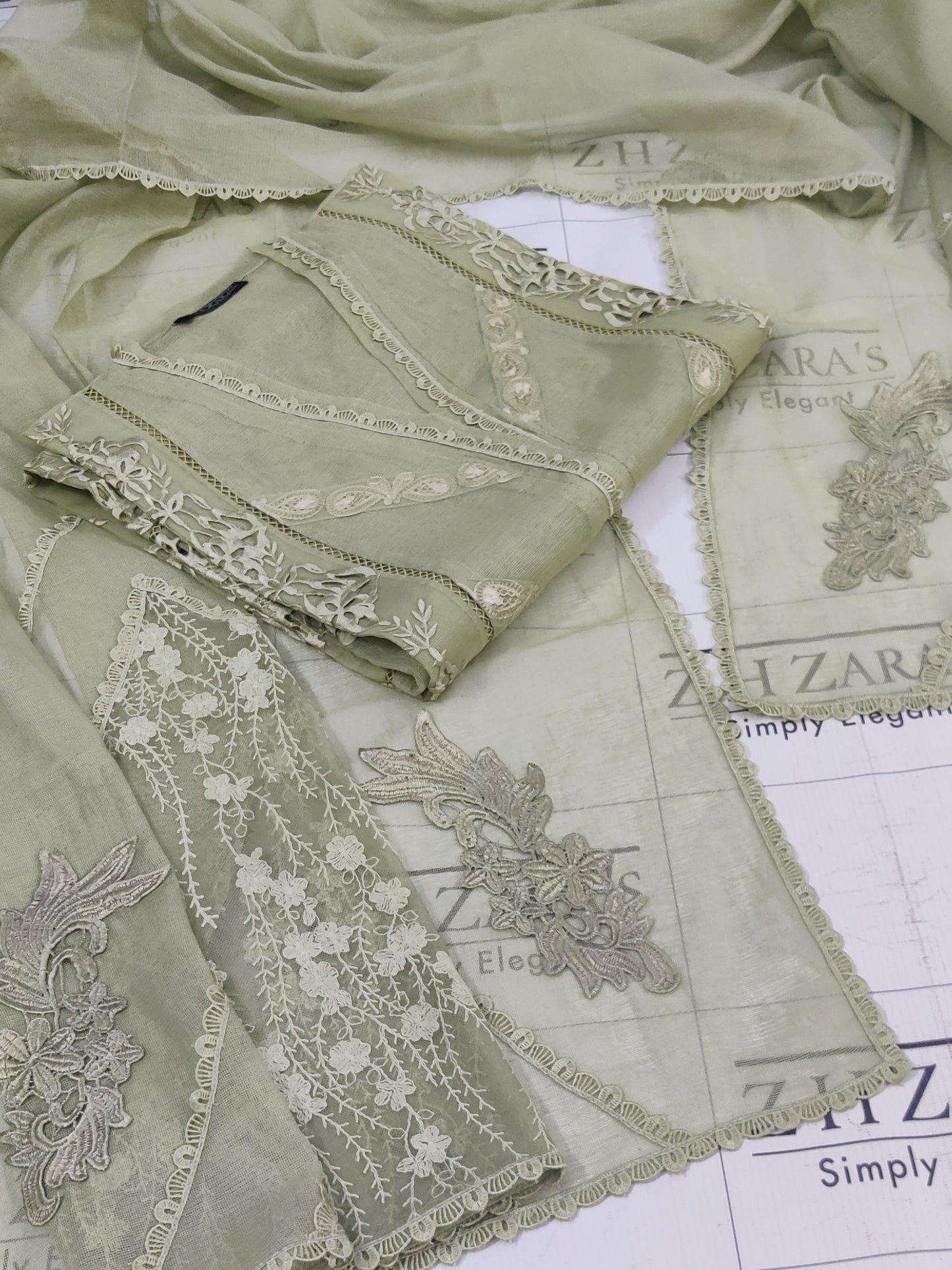 Olive Green Noura 2pc