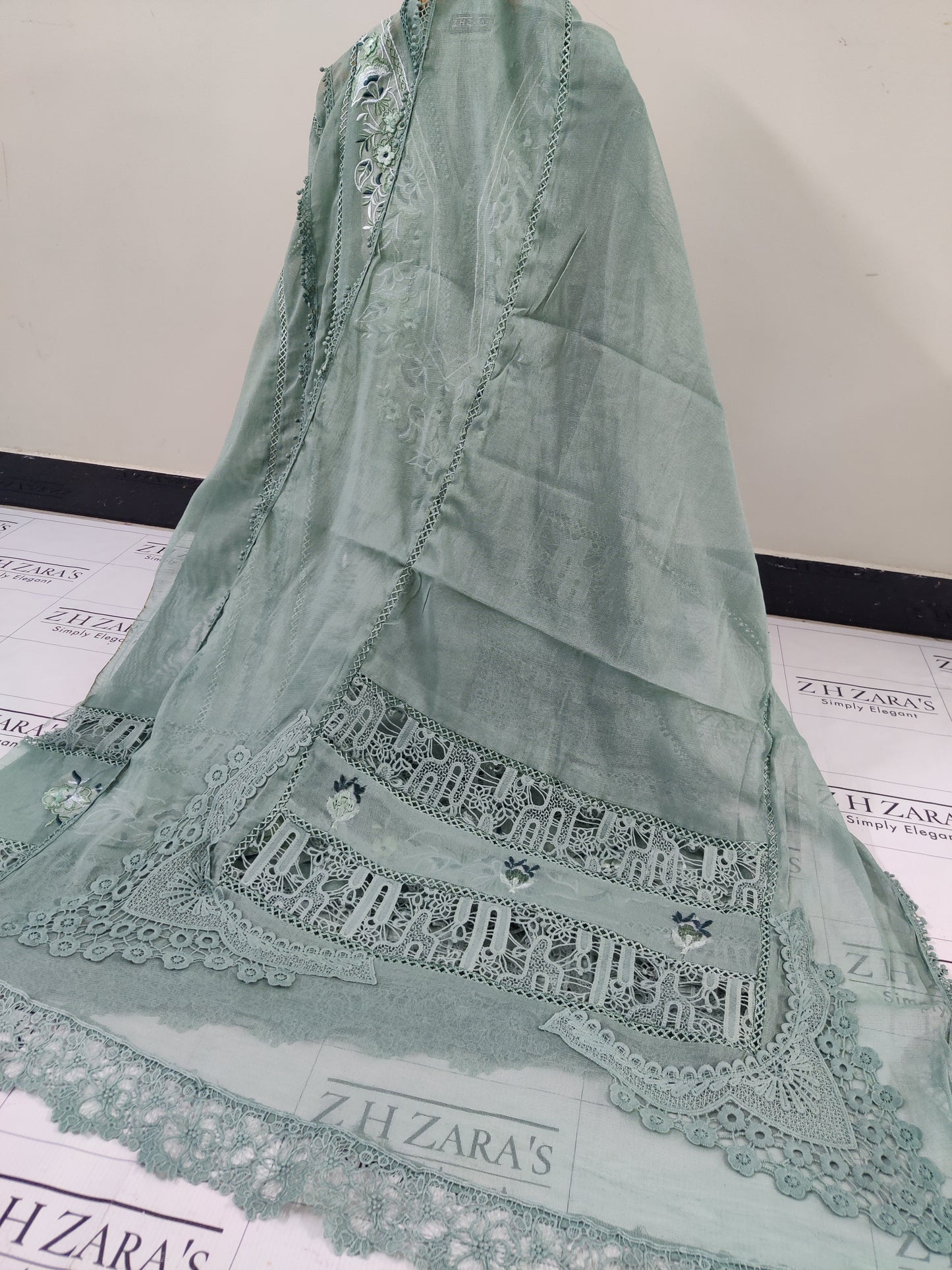 Dove Green Shaahi 3pc