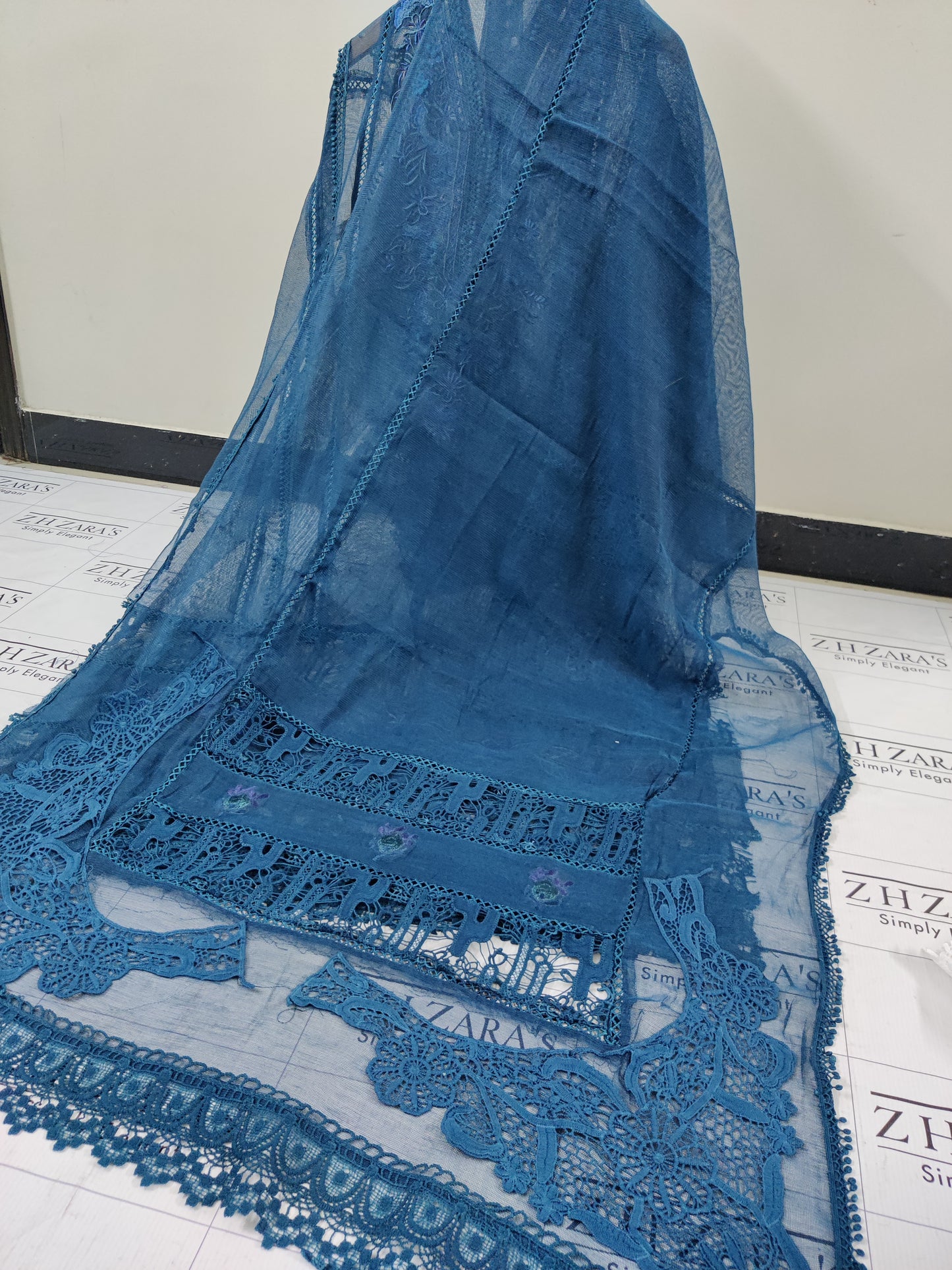 Peacock Blue Shaahi 3pc