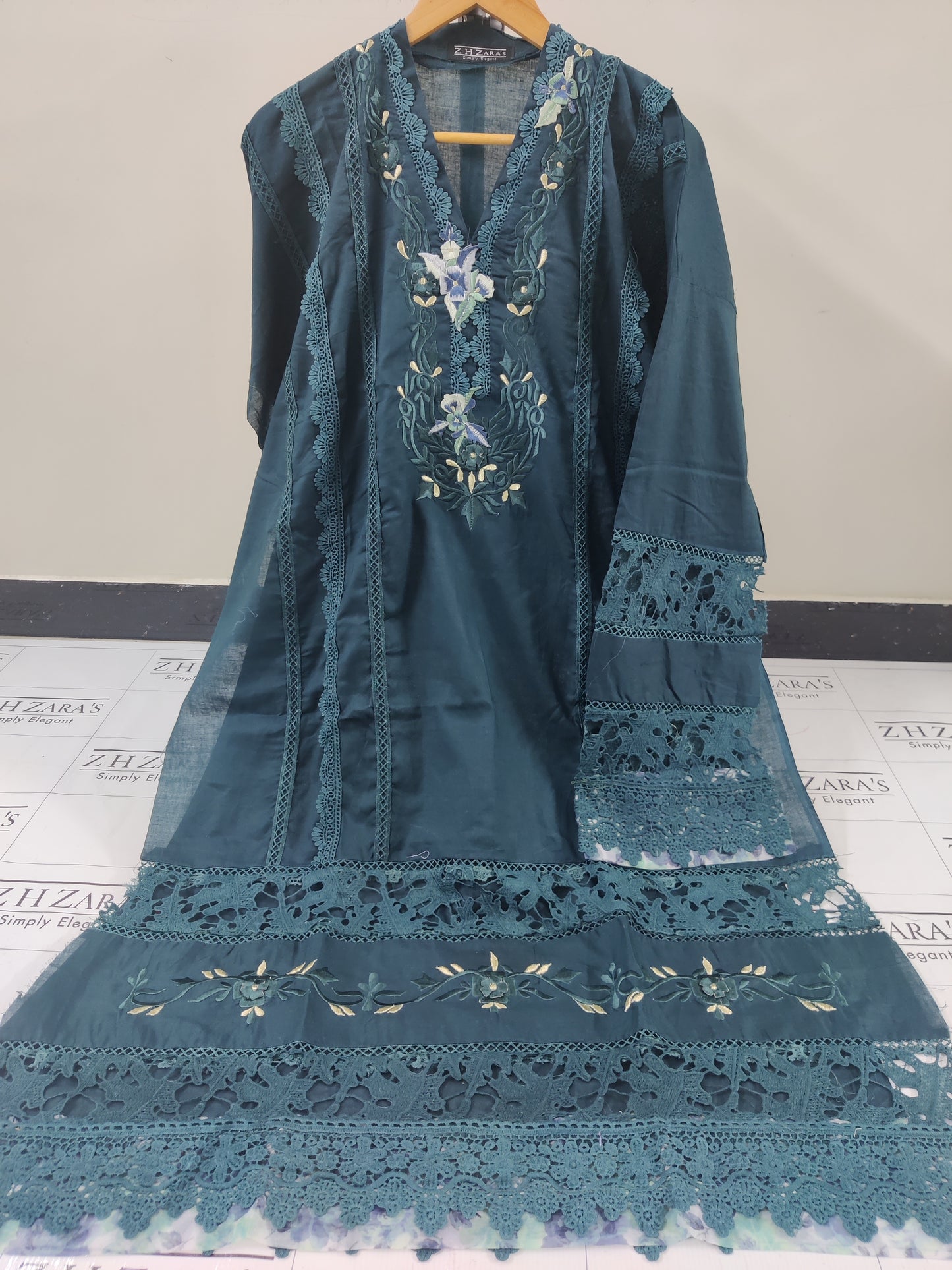 Teal Green Roop 3pc