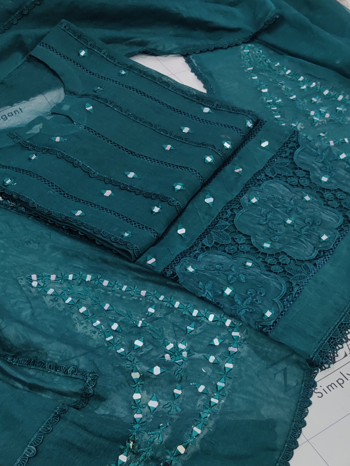 Emerald Green Saaz 2pc
