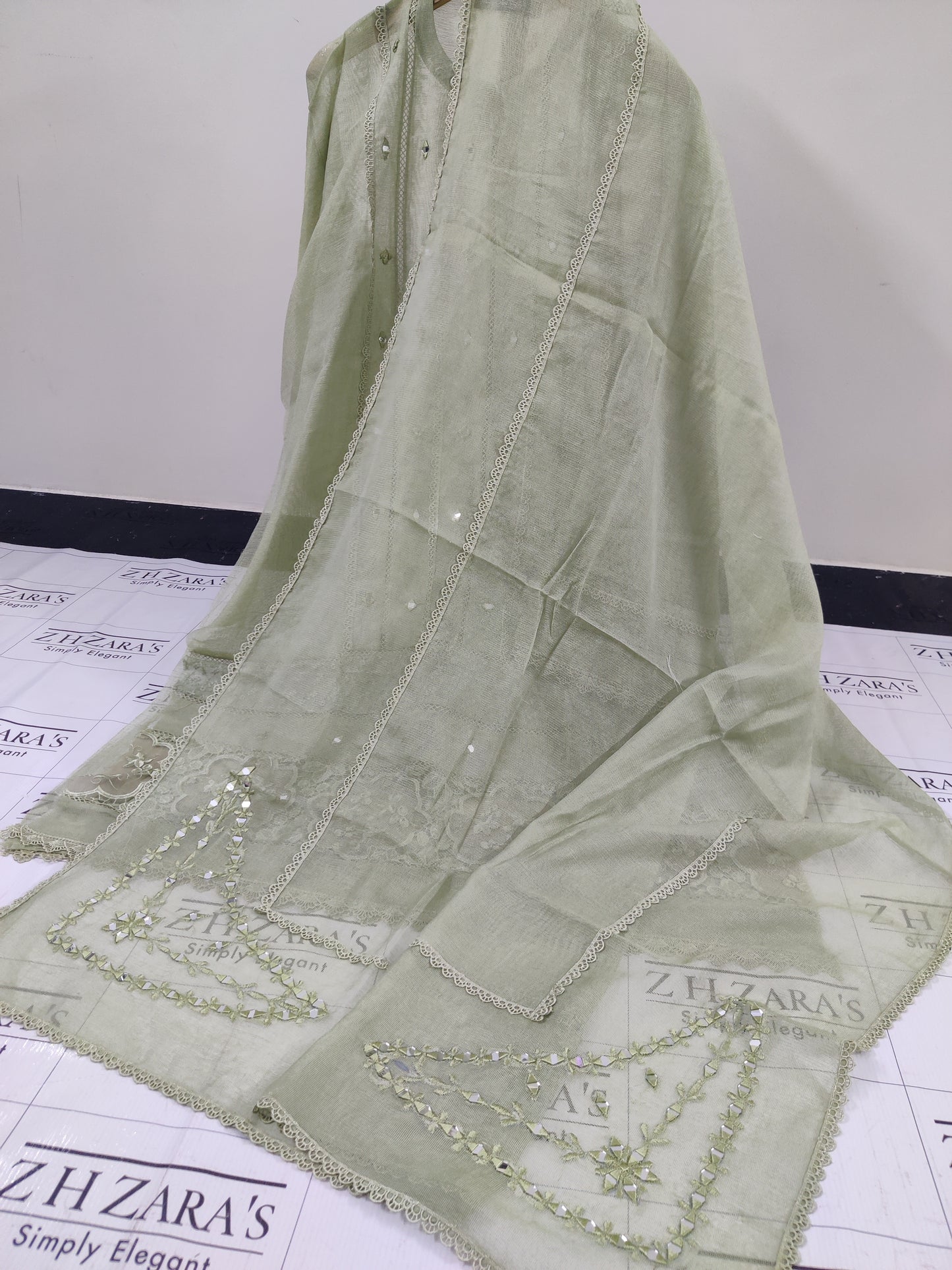 Olive Green Saaz 2pc