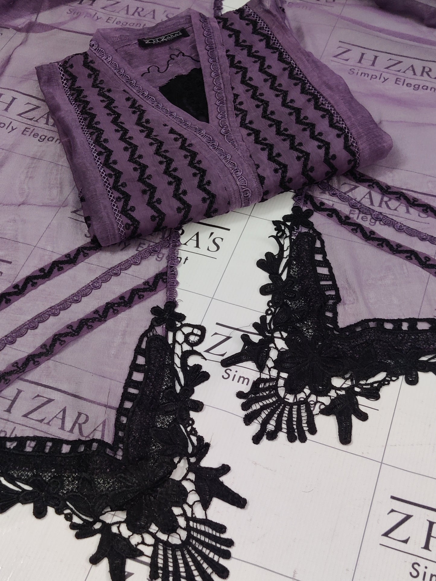 Lavender Wavy 2pc & 3pc