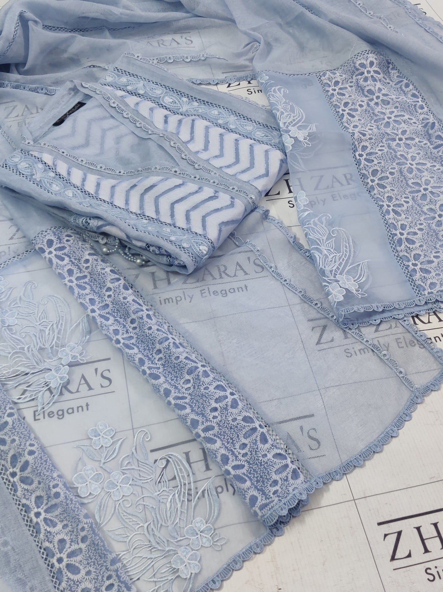 Ice Blue Roohi 2pc