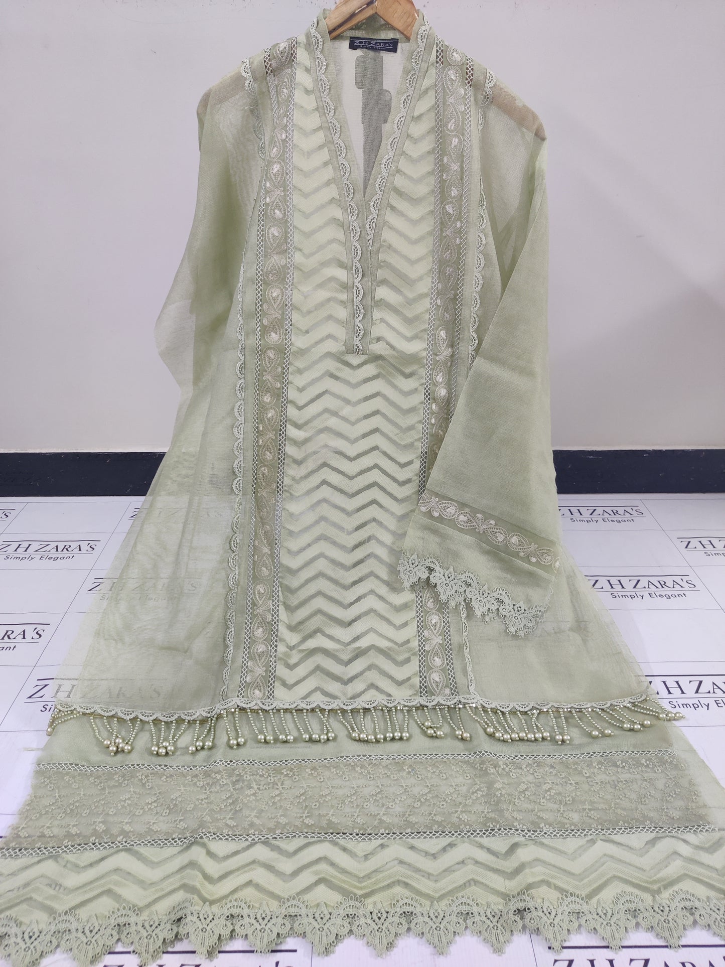 Apple Green Roohi 2pc