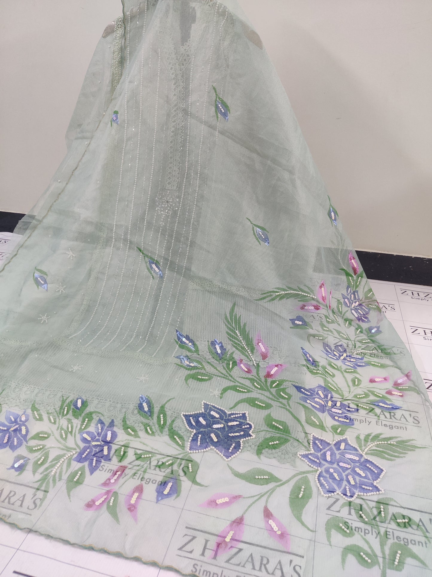 Olive Green Lotus 2pc