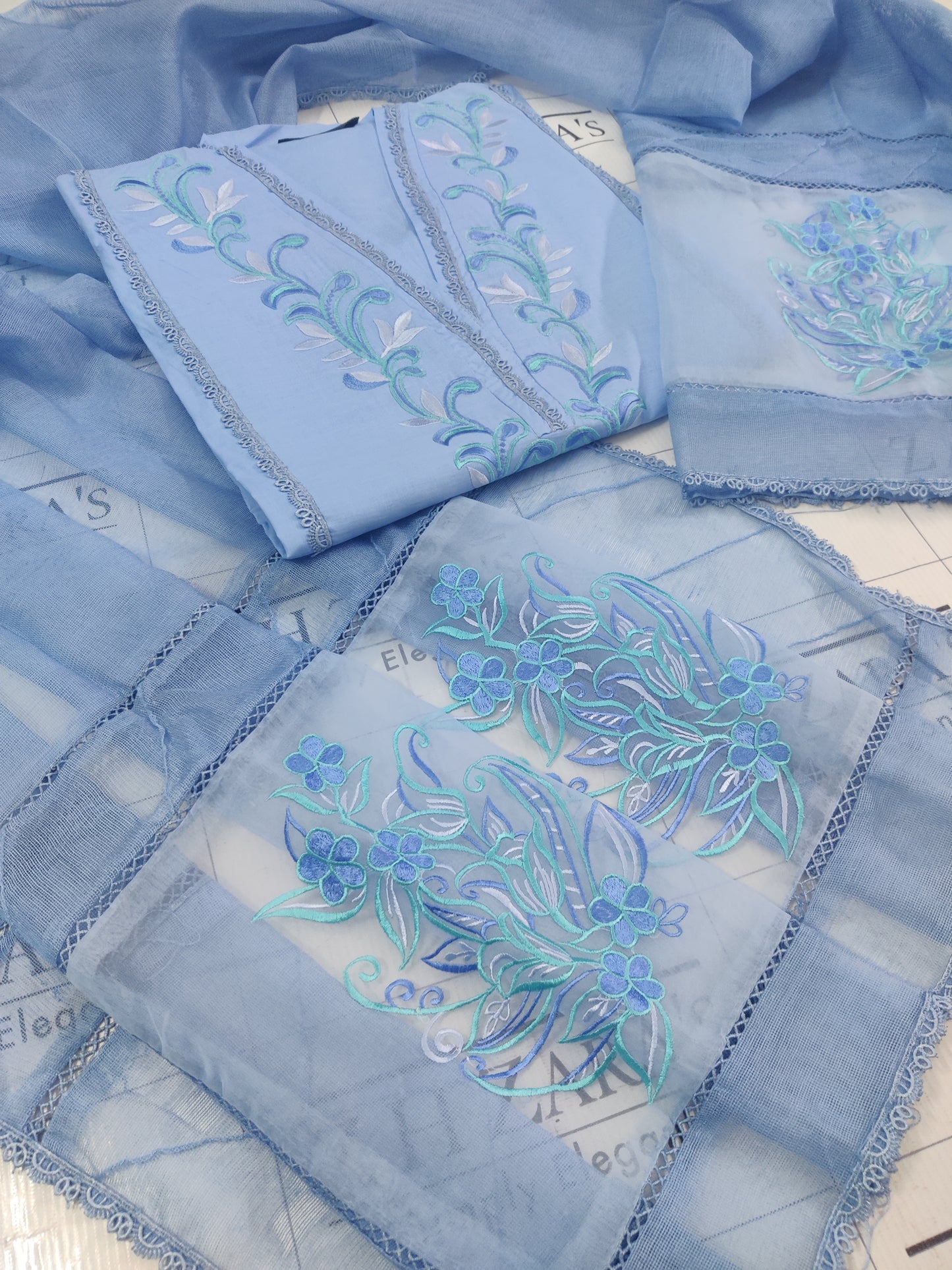 Ocean Blue Jasmine 3pc