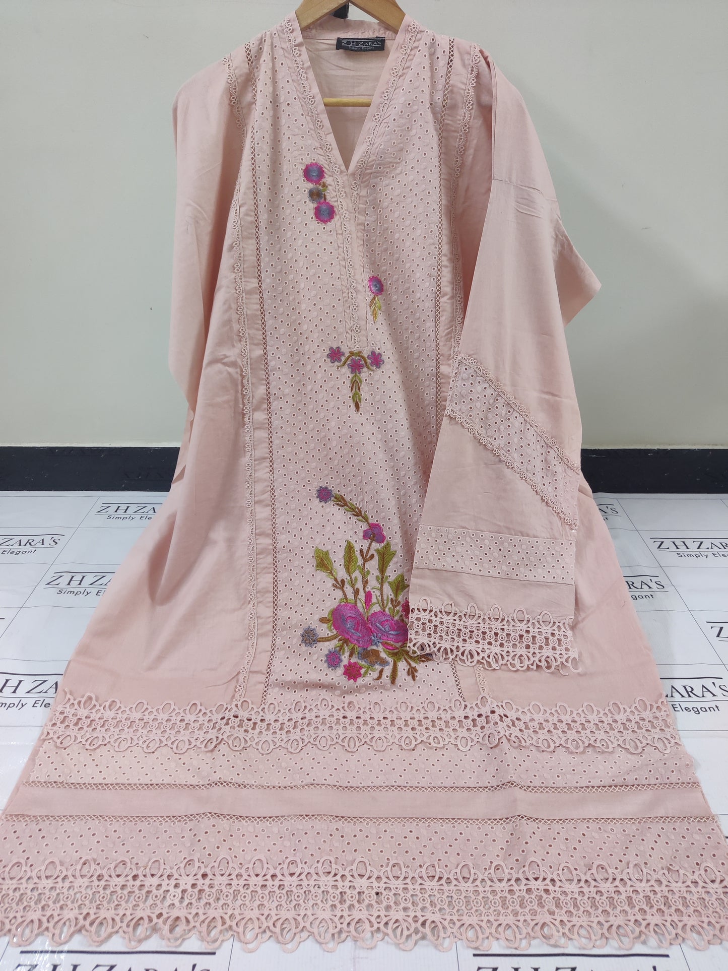Soft Tea Pink Daisy 3pc