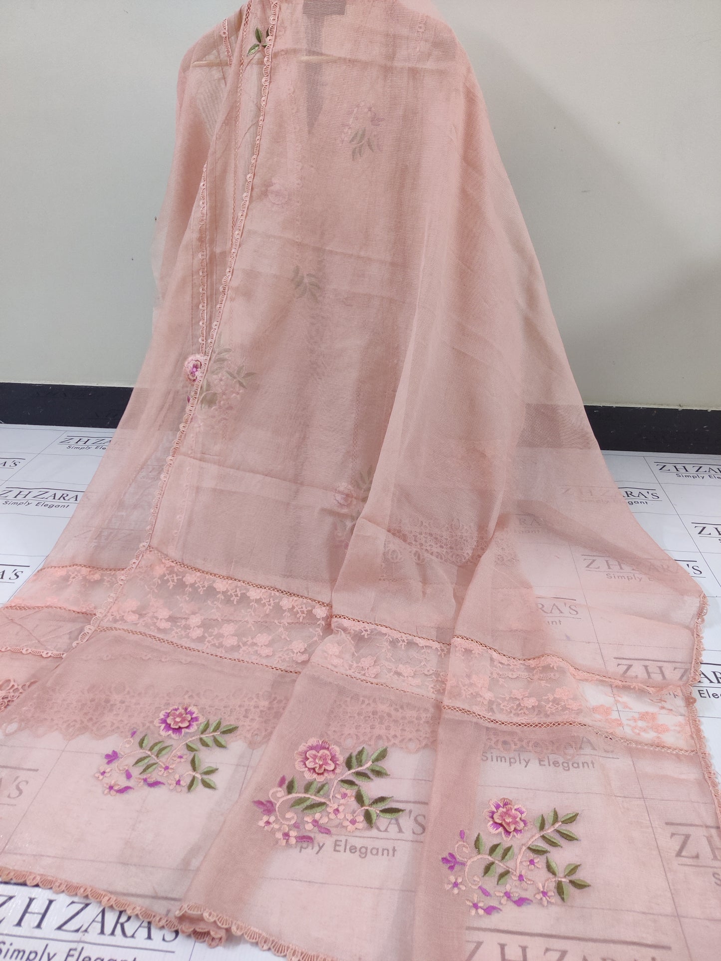 Peachy Pink Saiyaara 2pc