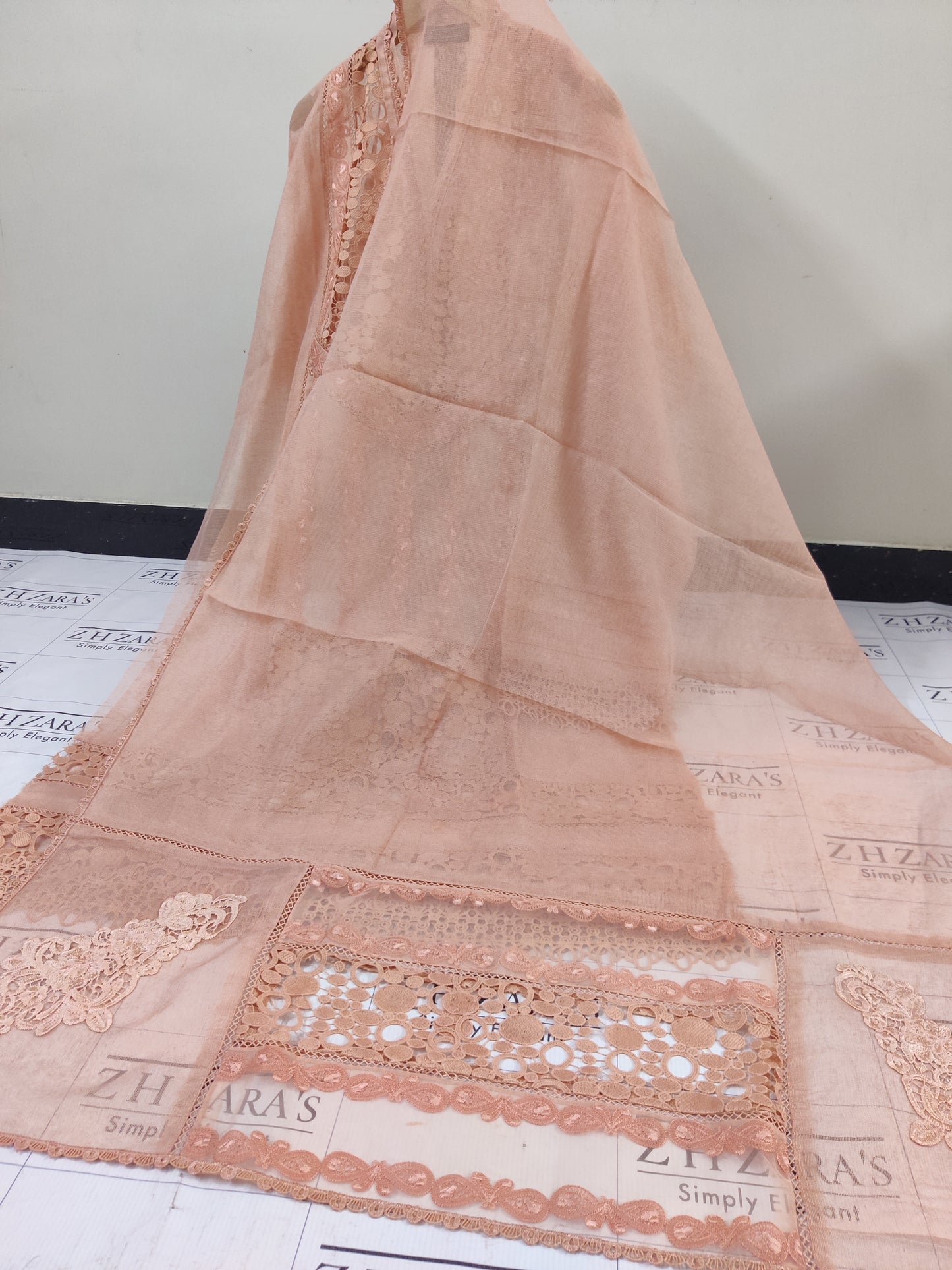 Peachy Pink Sapphire 2pc