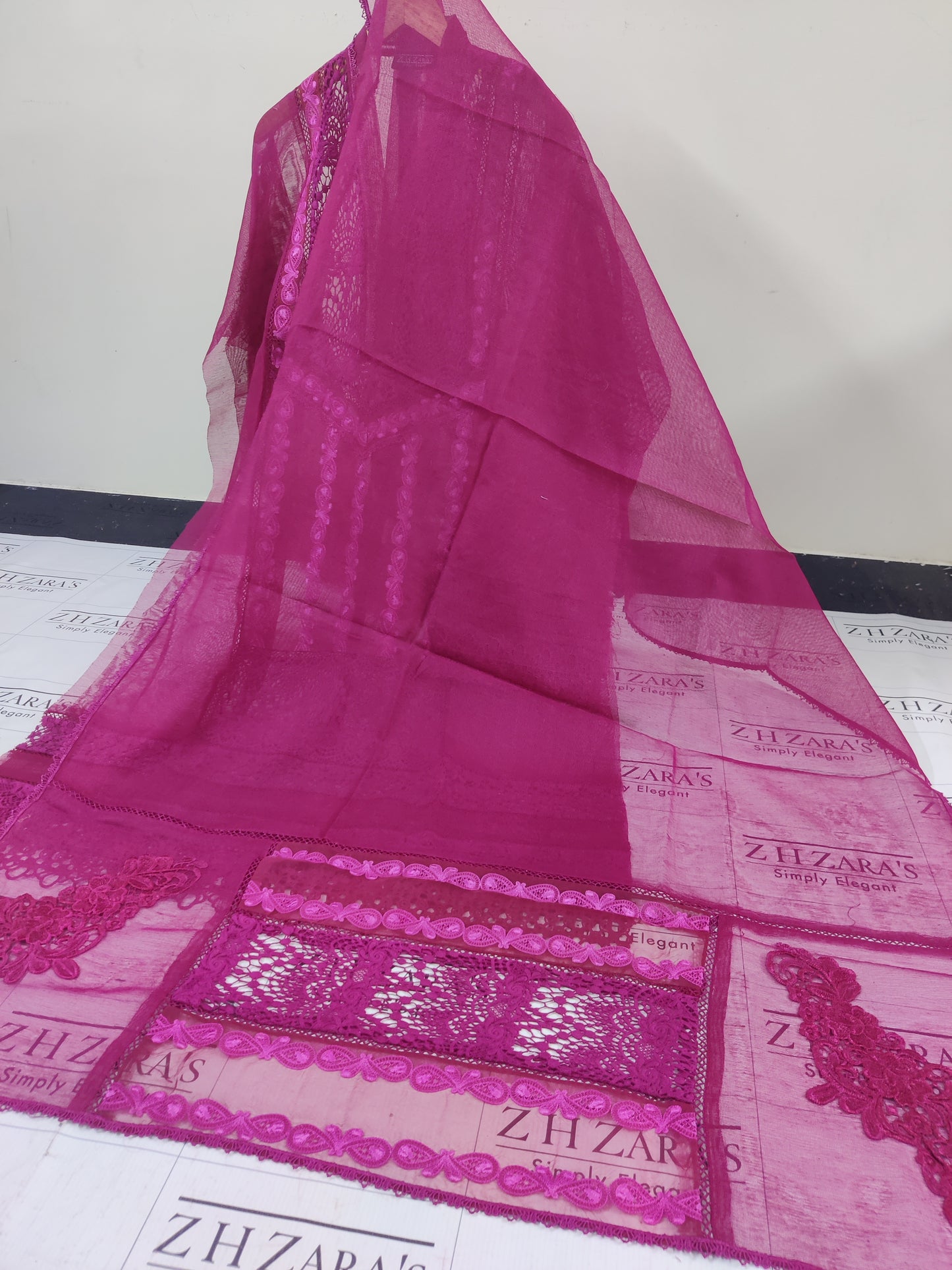 Hot Pink Sapphire 2pc