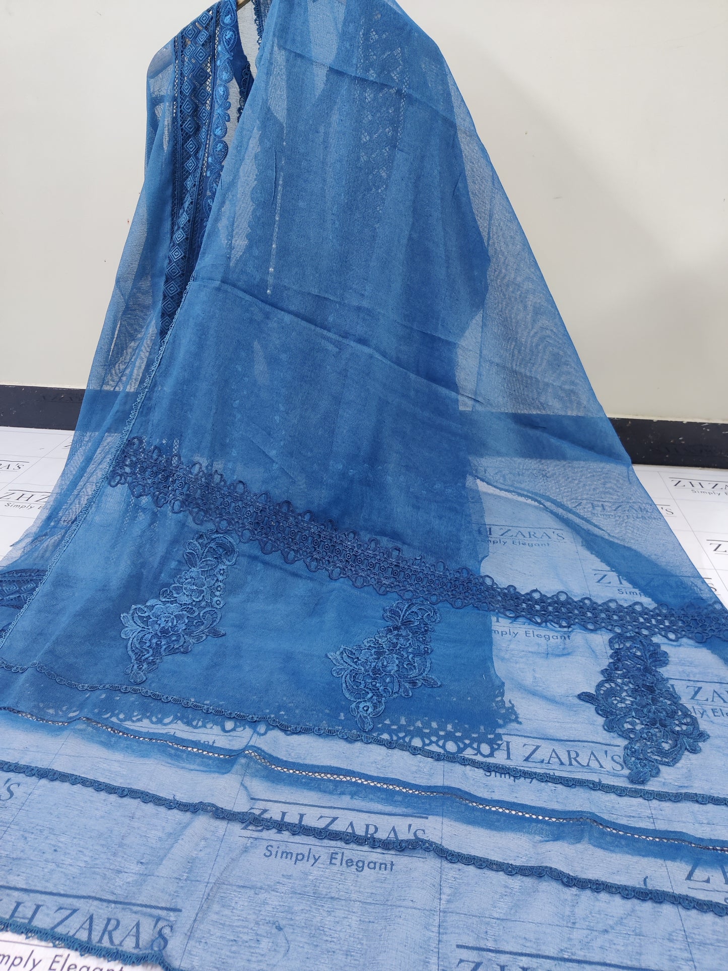 Peacock Blue Zoha 2pc