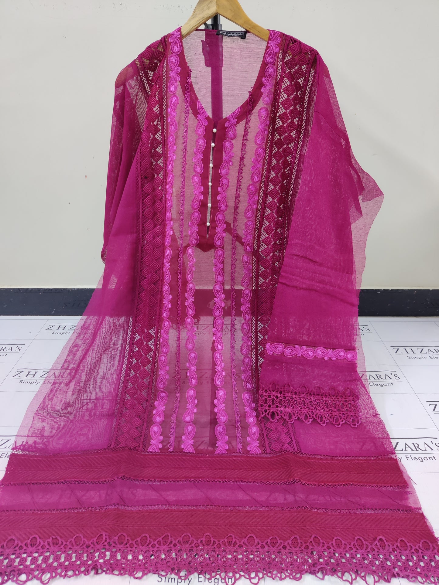 Hot Pink Zoha 2pc
