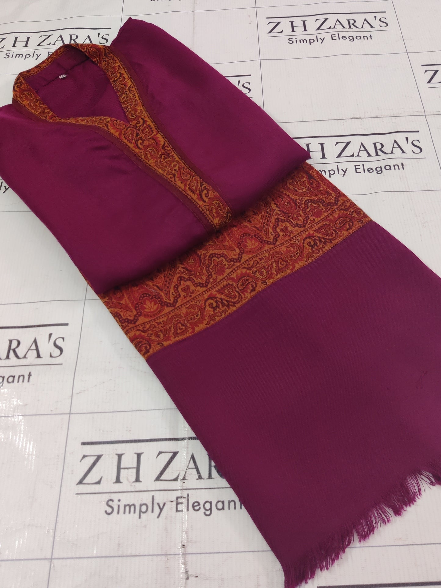 Majenta Kani Shirt Stitched
