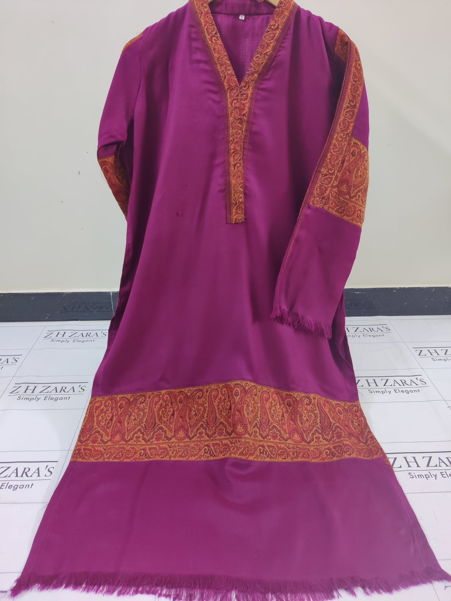 Majenta Kani Shirt Stitched