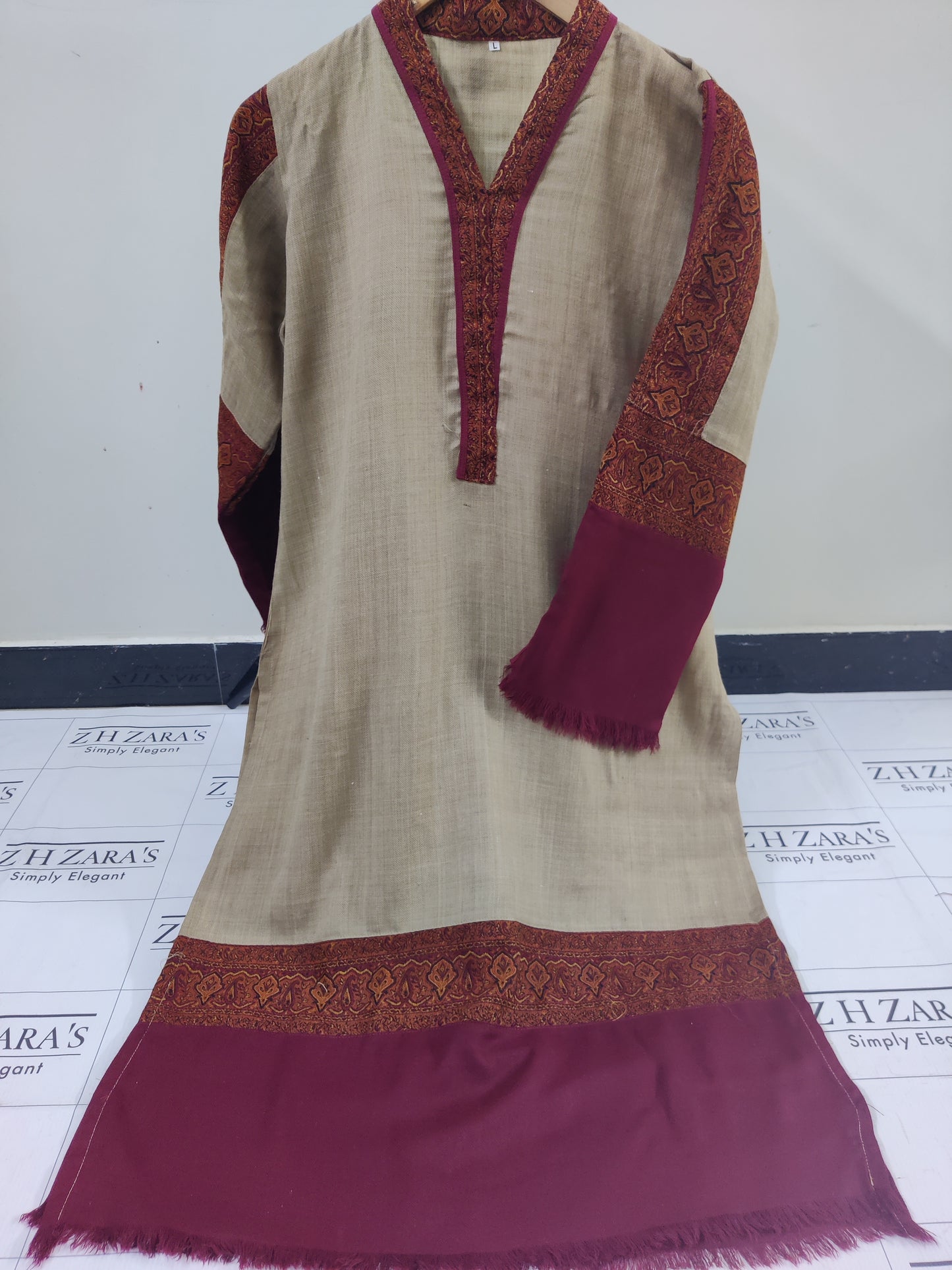 Coffee Kani Shirt Stitched