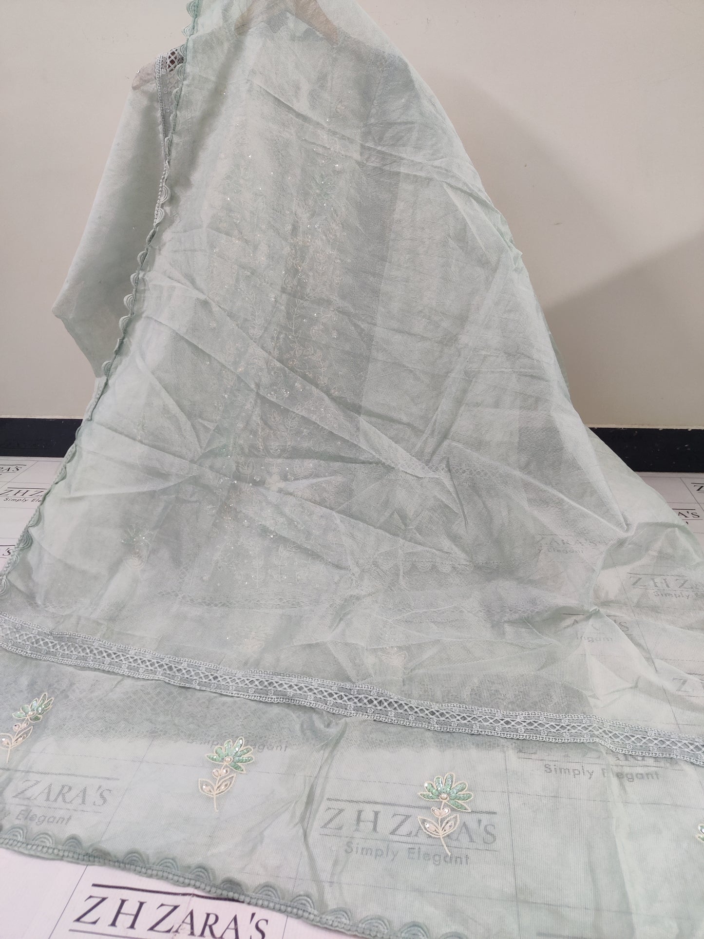 Aqua Pearls & Beads 2pc