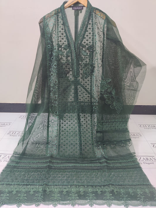 Bottle Green Premium Crochet 2pc
