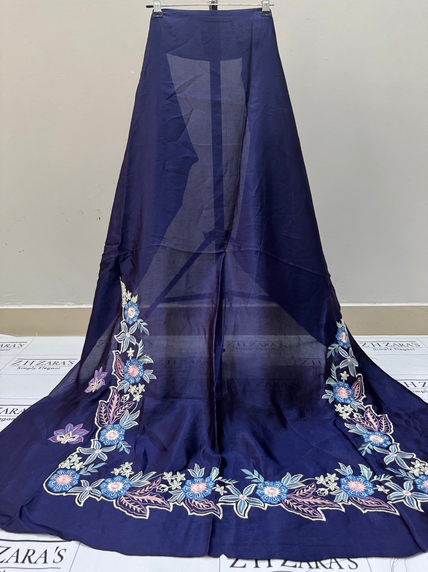 Purplish Navy Blue Royal Kaftan Shirt