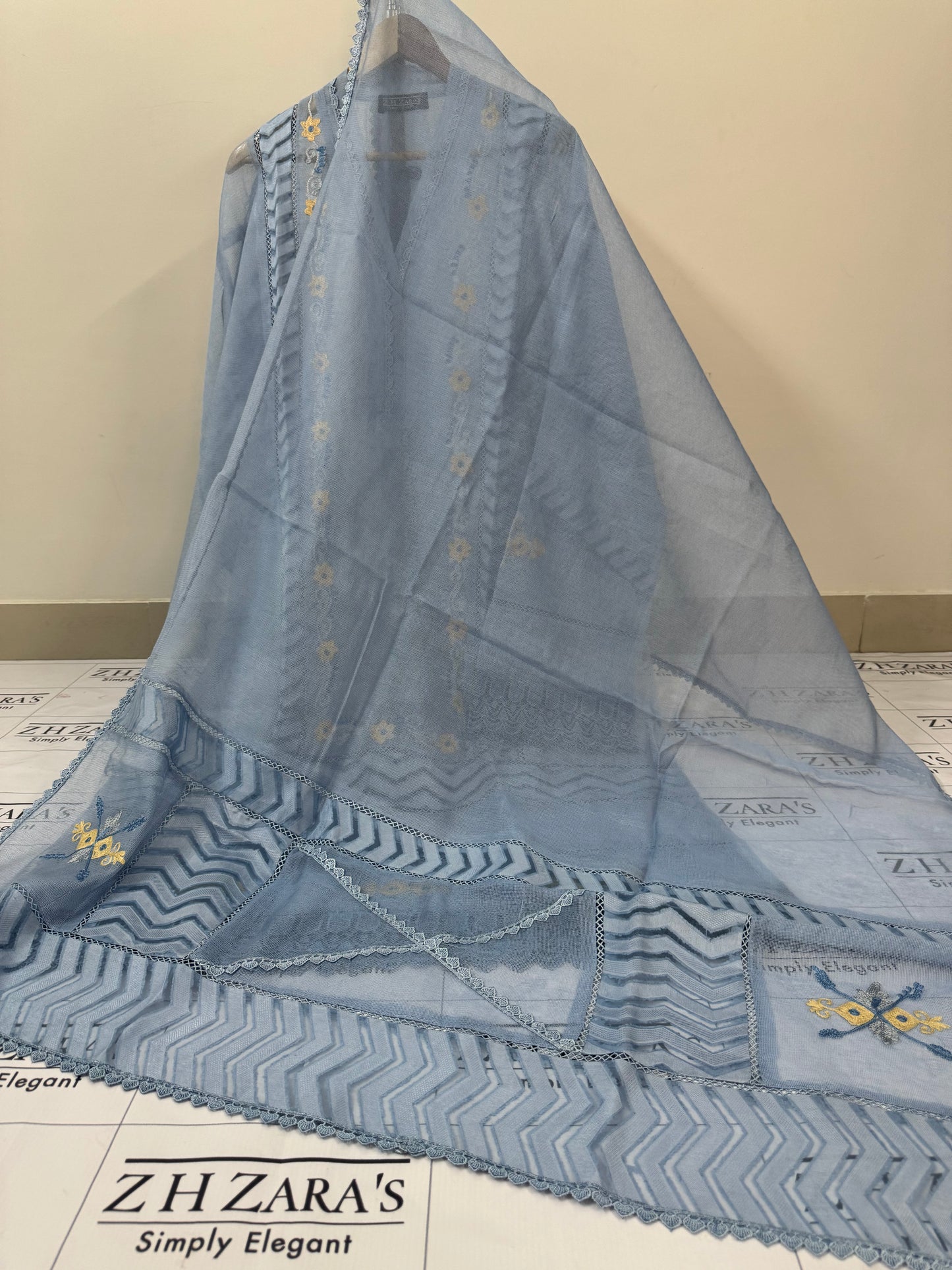 Ice Blue Marjan 2pc