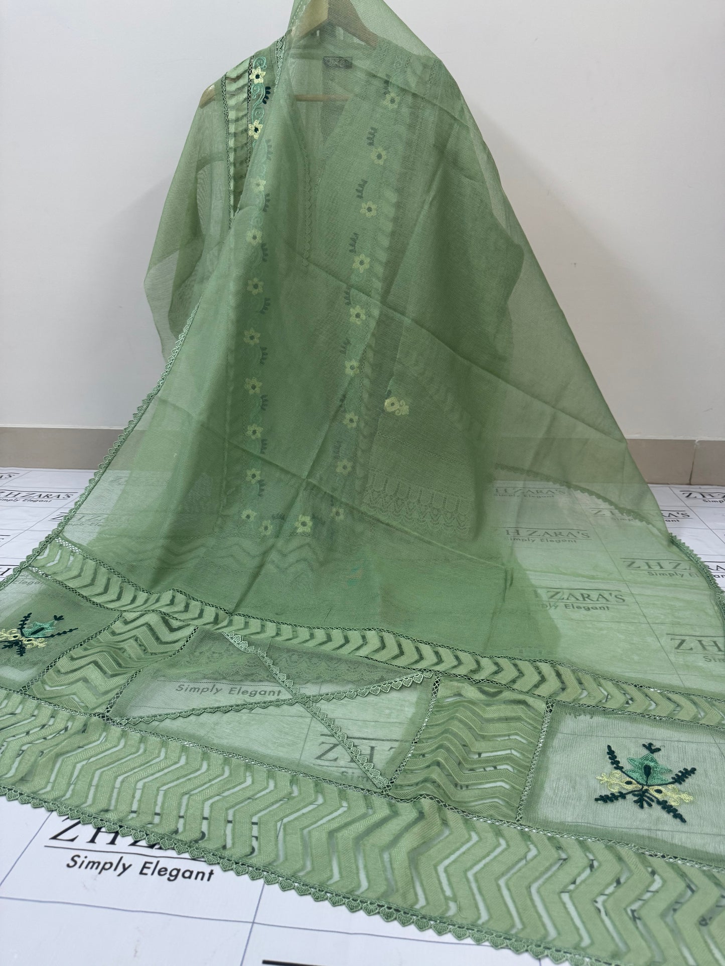 Olive Mint Green Marjan 2pc