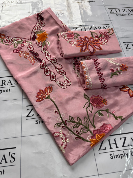 Blush Pink Aizah Kaftan Shirt
