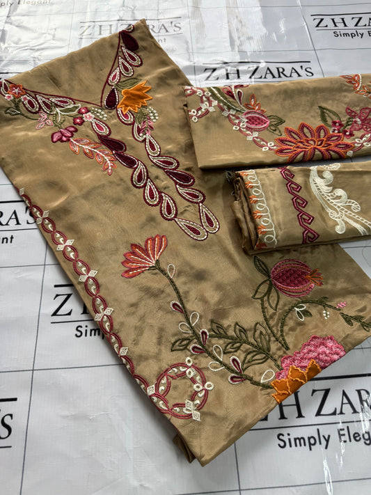 Coffee Aizah Kaftan Shirt