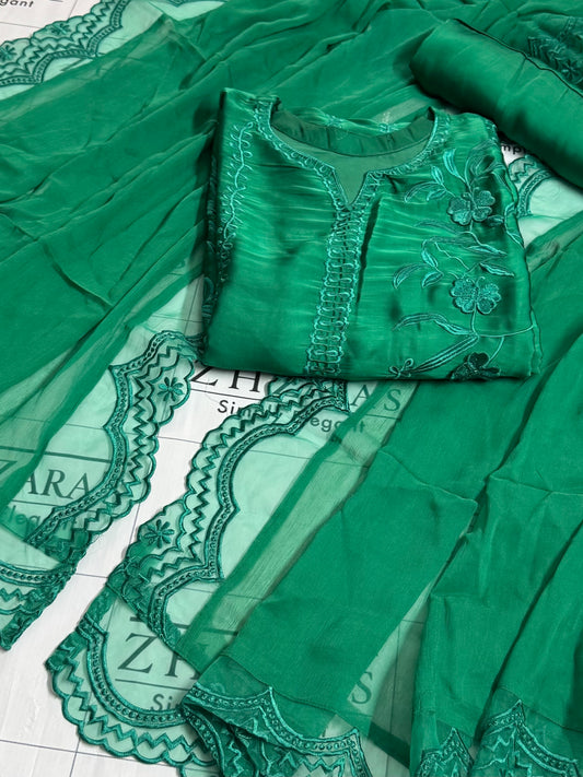 Emerald Green Gulnar 3pc