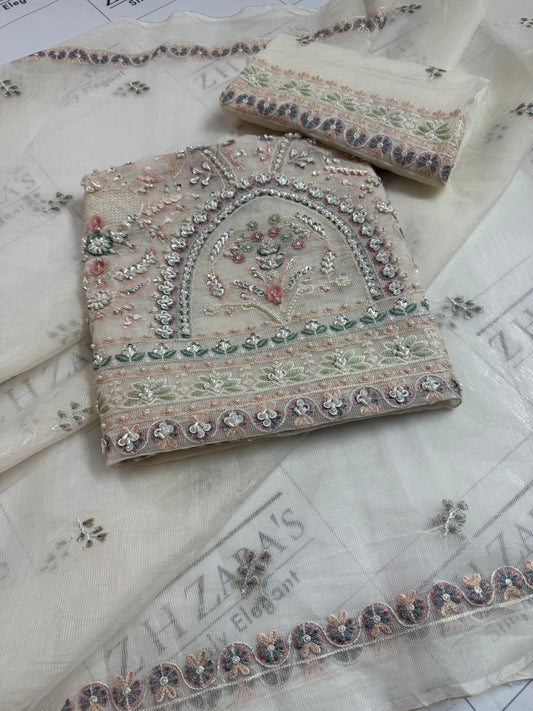 Opal Ivory Hand Embellished