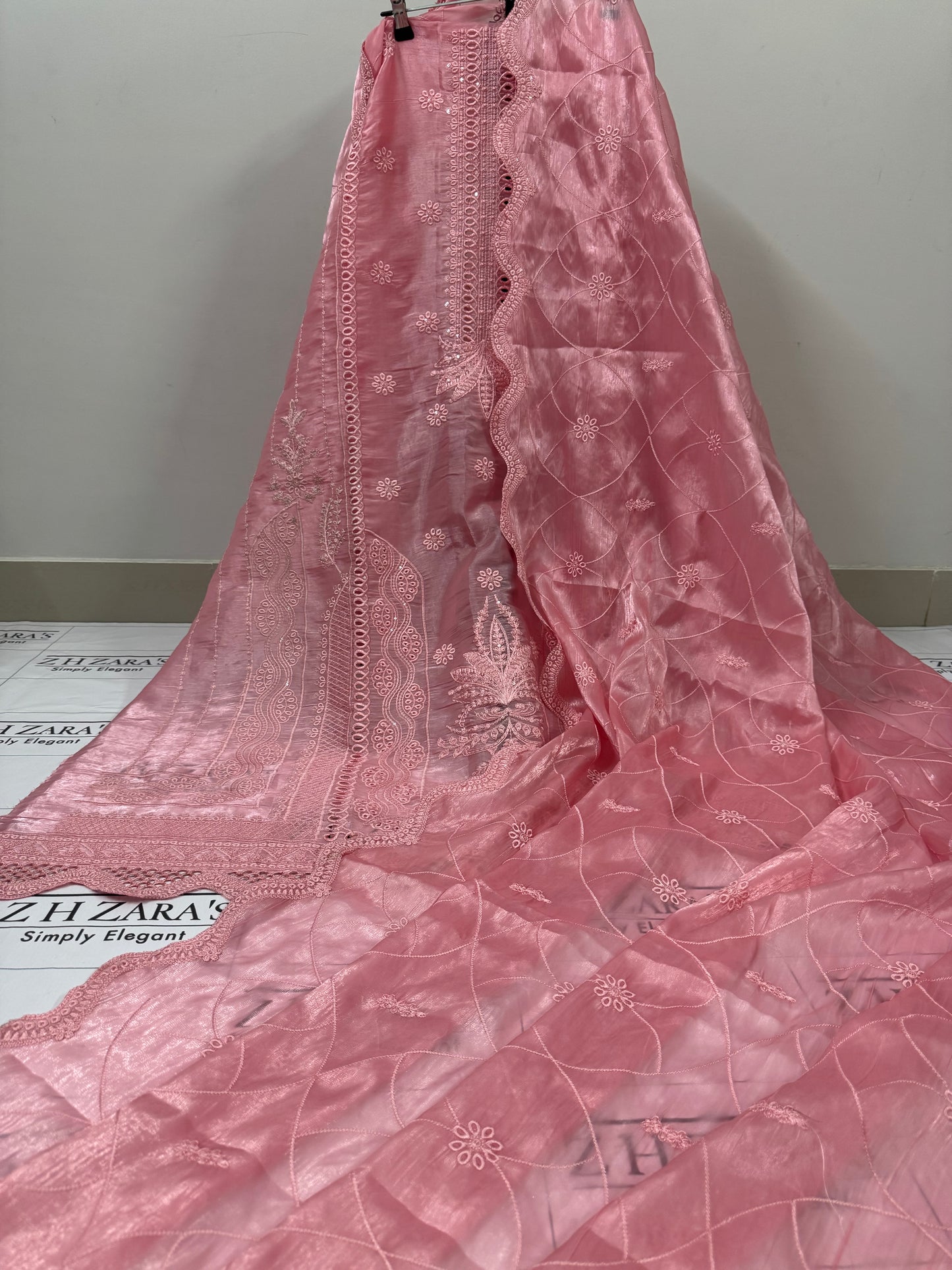 Peachy Pink Laama Silk 2pc