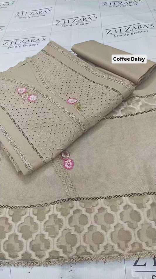 Coffee Daisy 3pc