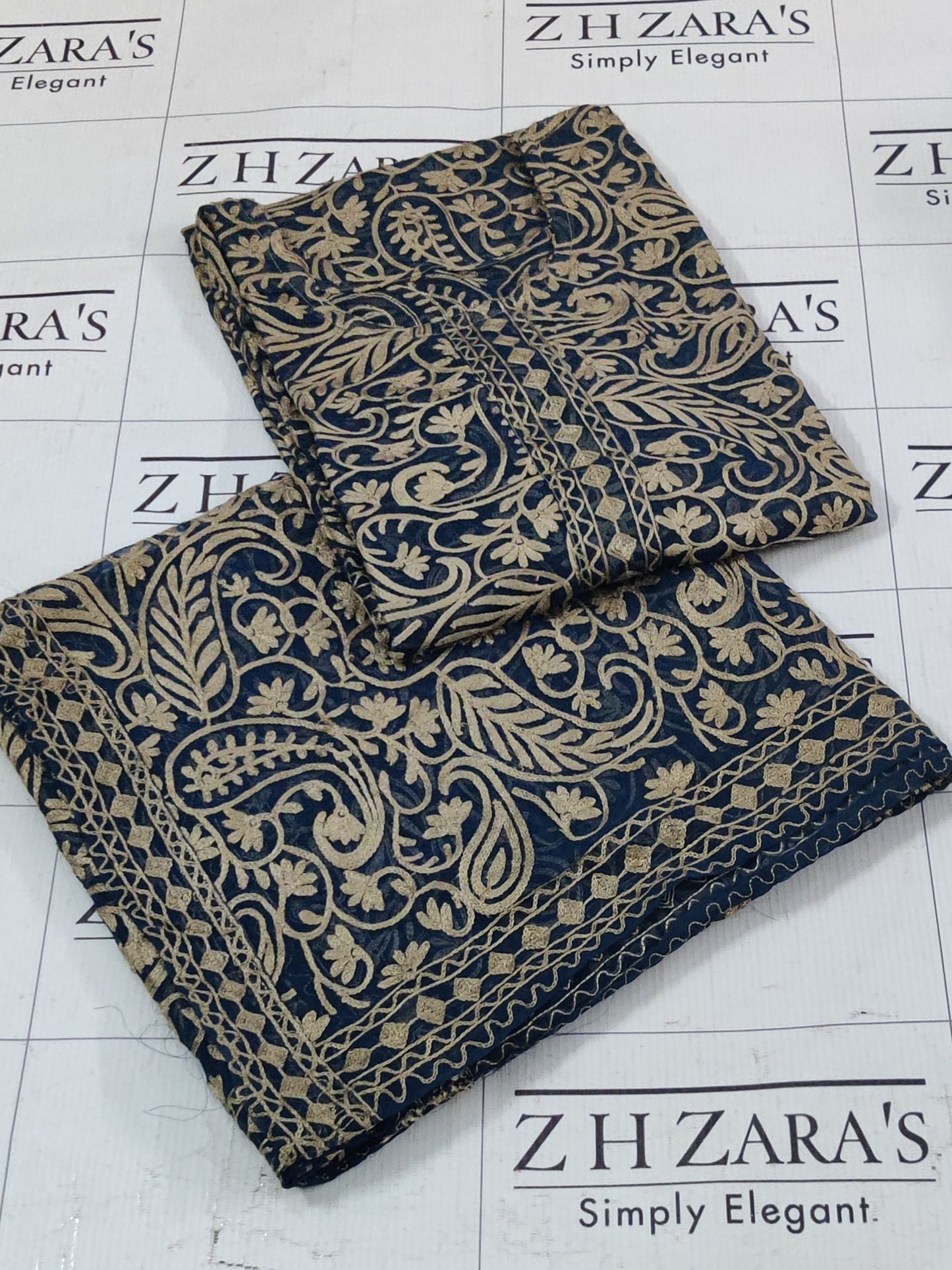 Peacock Jaal Stitched 2pc