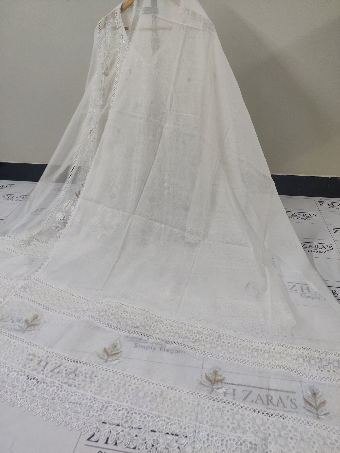 White Angrakha Pishwas