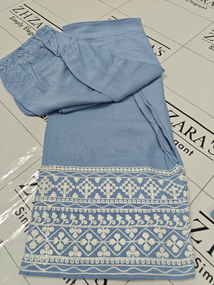 Ocean Blue Anchor Kaftan 2pc