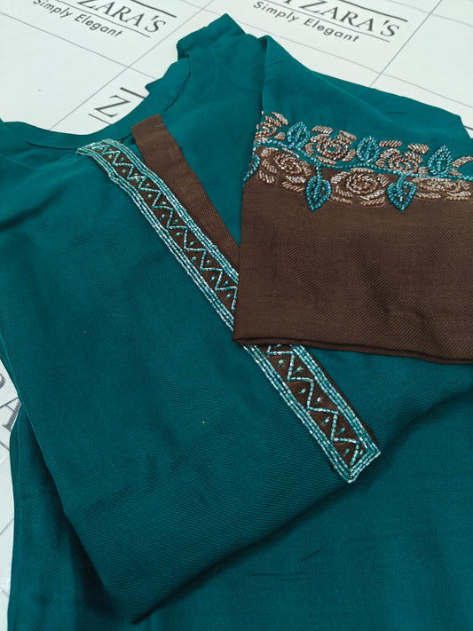 Peacock Green Zosh 2pc