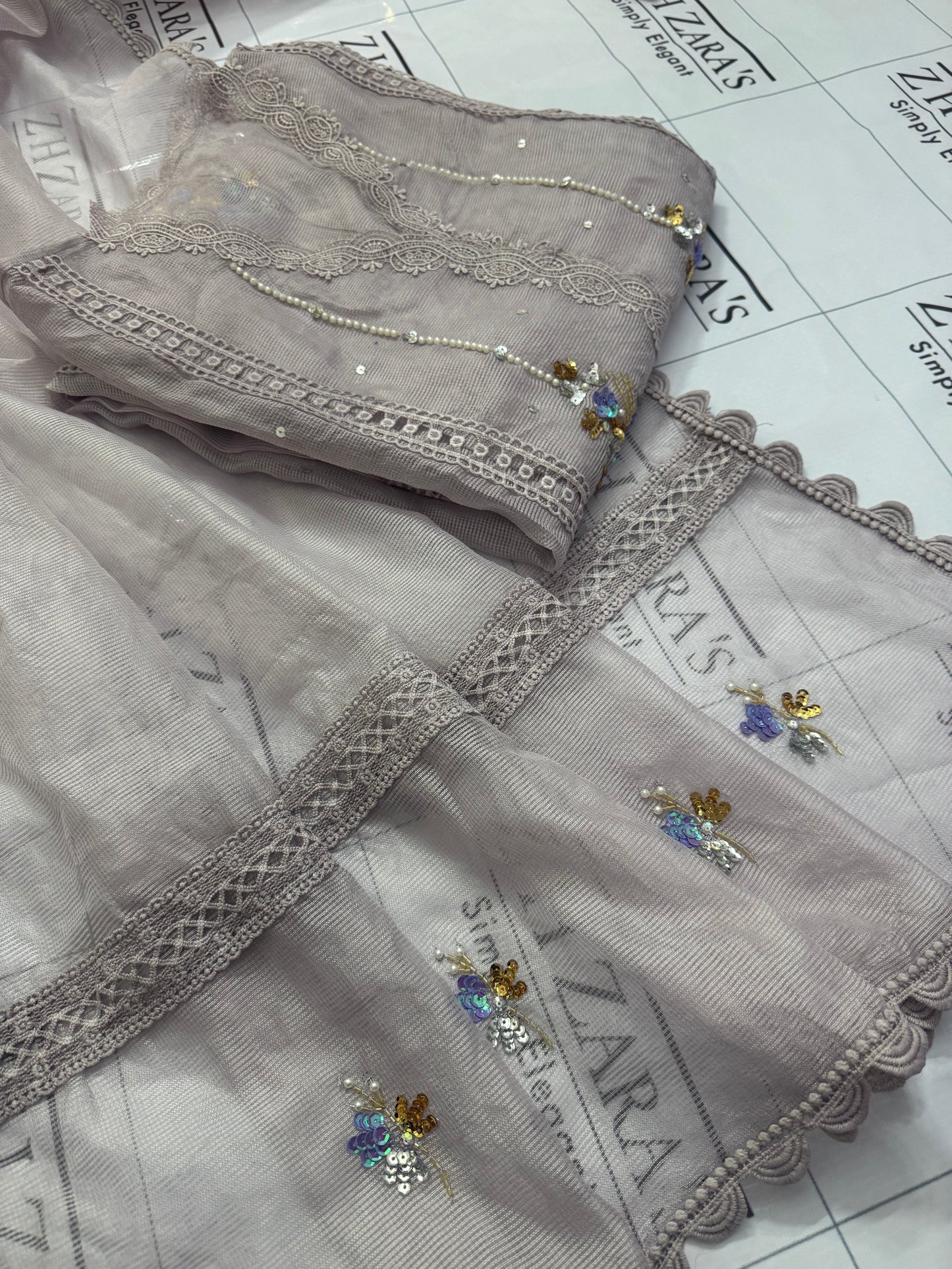 Mauve Purple Jugno 2pc